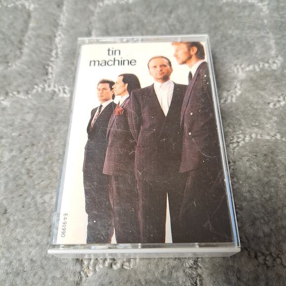 VINTAGE 1989 TIN MACHINE MUSIC CASSETTE TAPE david bowie 80s tested/plays - Picture 1 of 5
